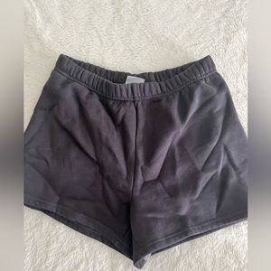 TNA Aritzia Sweatpants Shorts Gray XS